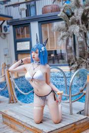 [Net Red COS] Coser ยอดนิยม Nizo Nisa - Blue Gascogne