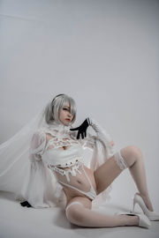 [COS Welfare] Popular Coser Nizuo Nisa - 2B Doujin Flower Marriage