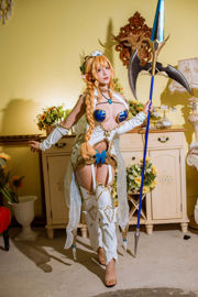 [Net Red COSER Photo] Аниме-блогер Jiuqu Jean - Elf Village