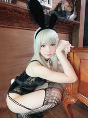 【COS福祉】WeiboGirlPaper Cream Moon Shimo-BlackRabbit