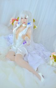 [网红Coser] 九曲Jean 《婚纱》