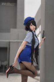 [COS Welfare] Weibo Girl Momoko Kwai Kwai - Crazy Three Policewoman